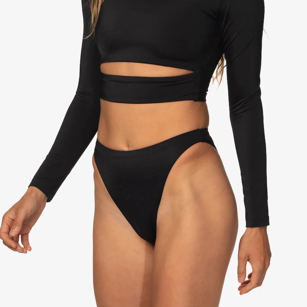 Joyln Haliewa Bikini Bottom - Black (S)